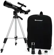 Celestron Travel Scope 50 Telescope, Ideal for Astronomy on The Move, Excellent for Hiking and Camping (21038)
