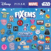 Woolworths Full Complete Set 36 Fix-Em Fix-Ems FixEm Woolies Sticker Fixems All