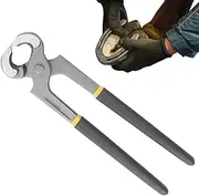 Farger Pliers | Professional Valuable Farrier Tools - Vanadium Steel Forging Tool with Matte Finish for Use as a Nutcracker