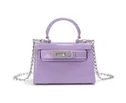 B04 Purple Outdoor Makeup Jelly Bag Shoulder Handbags Diagonal Bag Women