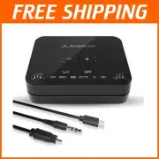 Wireless Bluetooth 5.3 Audio Transmitter for TV: Dual Headphone Connection
