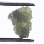 1.91 CT Silver Gray Raw Uncut Diamond, Natural Rough Loose Gemstone Diamond, 8mm