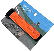 Magic Fastening Management Straps, Reusable Hook and Loop Cable Cord Organizer Ties, Multipurpose Elastic Leg Straps for Outdoor Activities, Elastic Ankle Safety Bands for Cycling（orange）