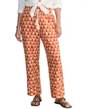 Faherty Pacific Beach Linen-Blend Pant