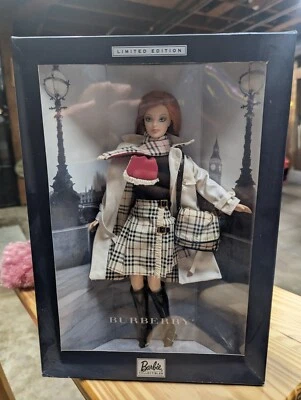 Barbie Doll Limited Edition Burberry Mattel #29421 NRFB SEALED (red hair) MIB