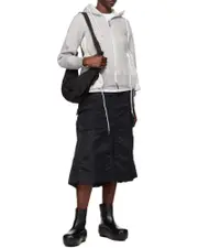 Sacai Panelled Zipped Jacket 1,2,3,4 grey