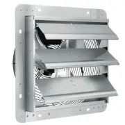 VEVOR 12'' Shutter Exhaust Fan, High-speed 1000 CFM, Aluminum Wall Mount Attic F