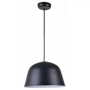 Symmetrical Angled Dome Scandinavian Pendant Light - Black