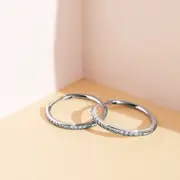 Encrusted Hoop Earrings Embellished With SWAROVSKI® Crystals