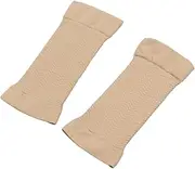 FOYTOKI Compression Arm Sleeves for Slimming and Shaping Elastic Arm and Calf Shaper Skin Friendly Circulation and Muscle Endurance for Fitness Black Skin Color