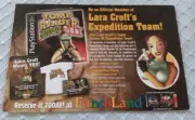 1997 Tomb Raider III FuncoLand Lara Croft Expedition Team Original Ad