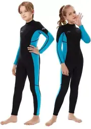 New Hevto Kids Wetsuit Youth Boys Girls Size 9 Neoprene Full Wet Suit Cold Water