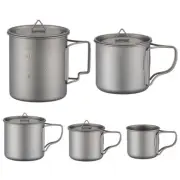 Compact and Ergonomic Design Ti Cup for Camping and Home Use 200ml/750ml