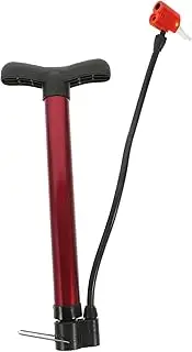Portable Bike Pump Inflator Compact and Lightweight Bicycle Tire Inflator with Slip Foot Pedal Versatile Nozzle Adapter for Cycling and Sports Balls