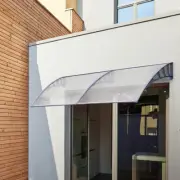 1.5Mx2M Transparent Window Door Awning Outdoor Canopy Patio Rain Shield Cover