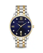 Bulova Two-Tone Diamonds Watch, 40mm