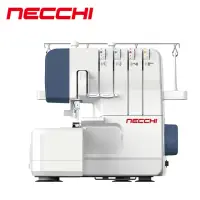 在飛比找momo購物網優惠-【NECCHI】四色線張力桌上型拷克機 NL11C(2-4線
