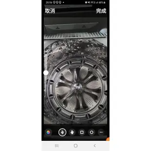 二手中古樂金LG19公斤變頻洗衣機，型號WT-SD193HVG，保固3個月，請詢問大戶藥師