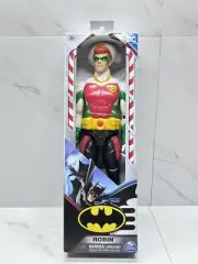DC UNIVERSE ROBIN CHRISTMAS HOLIDAY POSABLE 12" ACTION FIGURE SANTA HAT