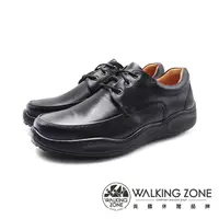 在飛比找PChome24h購物優惠-WALKING ZONE(男)綁帶款厚底耐久站健走鞋 男鞋-