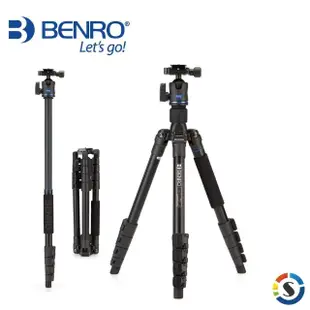 【BENRO 百諾】FIT29AIH1 iTrip輕巧系列鎂鋁合金可拆反折式腳架套組(勝興公司貨)