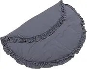 Crawling Blanket Soft Crawling Mat Nursery Rugs Crawling Rug Play Mat Indoor Playhouses Mat Creeping Mat Bumper Cushion Floor Carpet Game Blanket for Grey Fabric