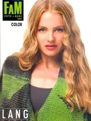 FAM Color - Fatto a Mano #204 - Lang Yarns Knitting Pattern Book - 28 Designs