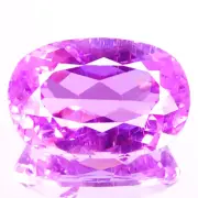 11.85ct FANTASTIC NATURAL BEST PINK KUNZITE AWESOME SPARKLING RARE OVAL 17x11mm