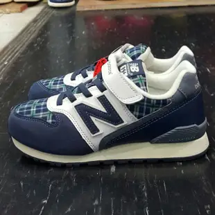 童鞋 new balance 996 nb KV996NPY 魔鬼氈 藍色 綠色 白色 皮革 格紋 女鞋最大23.5