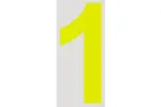 MVP 15cm Day Glo Number 1 Cams Approved VPR-025-1