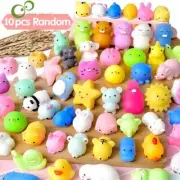 10Pcs/set Mochi Toys Mini Kawaii Animal Party Easter Gifts for Kids Stress Toys