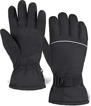 [Tough Outdoors] Snow Gloves for Men & Women - Skiing Gloves & Waterproof Gloves - Adult Ski Gloves - Snowboarding Gloves Waterproof Insulated