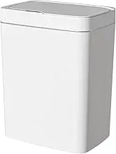 FytStycale Sensor-Activated Trash Can for Bedroom and Bathroom, 15L White