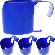 TOYANDONA 4pcs Plastic Pool Cup Holder Rack Convenient Beverage Holder for Swimming Pool for Cans Bottles and Cups Summer Outdoor Drink Accessory