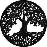 Tree of Life Wooden Wall Art Decor Wooden Tree Wall Sculpture 11.8 Inch Tree