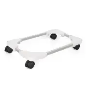 Mobile CPU Stand Adjustable Computer Tower Stand with 4 Caster Wheels Fits