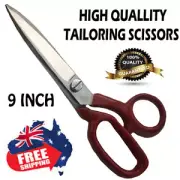 9''RED Tailor Dressmaking Sewing Cutting Trimming Scissor Shears Fabric scissor