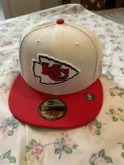 Kansas City Chiefs New Era 59fifty Hat Club Exclusive 40th Anniversary Sz 7 1/2