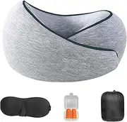 HUANT Neck Pillow for Travel - Memory Foam, Comfortable & Breathable Soft U Shaped Pillows Neck & Head Support Relieve Fatigue, Portable Pillows for Airplane, Cars, Office,Pillow with Washable Cover