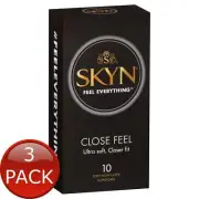 3 x Skyn Close Feel Condom 10Pk