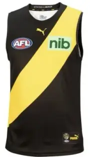 RICHMOND YOUTH PUMA AFL GUERNSEY M(12)-XL(16) SIZE RANGE
