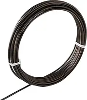 Hanafubuki Wazakura Japanese Bonsai Training Wire 3.0mm, Brown Anodized Coating Aluminum Made in Japan 150g - 17Ft (5.2m) 3.0mm