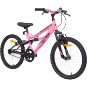 Cyclops 50cm Dual Suspension Pink Kids Bike