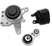 daili Store Compatible with Ford Compatible with Edge 2.0 2007- CT4Z6038B CT4Z6038C CT4Z6068A 3Pcs Engine Left Right Motor Mount Fit