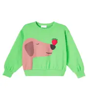 [Gucci Kids] Gucci Kids x Euan Roberts printed cotton jersey sweatshirt Y 10 green