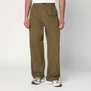 [C.P. Company] Beige-green cotton trousers 48 IT Green