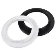 E26/E27 Light Socket Rings Lamp Shade Holder Adapter Ring Black White 12Pcs
