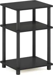 Furinno Just 3-Tier Turn-N-Tube End Table / Side Table / Night Stand / Bedside