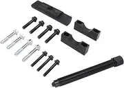 Duty Yoke Puller Tool Set for Trucks - Compatible with Spicer & Meritor, Easy Yoke Bearing Removal, 16-Piece Kit with Storage Box