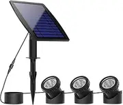 WONFAST - Solar Pond Lights Waterproof Outdoor 18 LED Submersible Solar Light for Garden Pool Garden Pathway Decoration Fountain Modern RGB